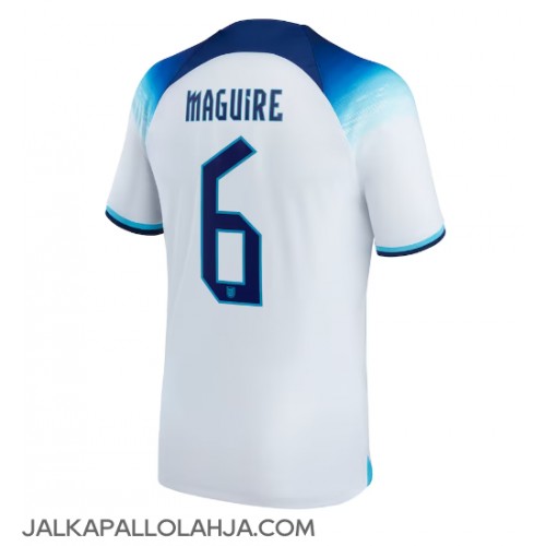 Englanti Harry Maguire #6 Kopio Koti Pelipaita MM-kisat 2022 Lyhyet Hihat
